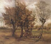 Vincent Van Gogh Autumn Landscape with Four Trees (nn04) Sweden oil painting reproduction